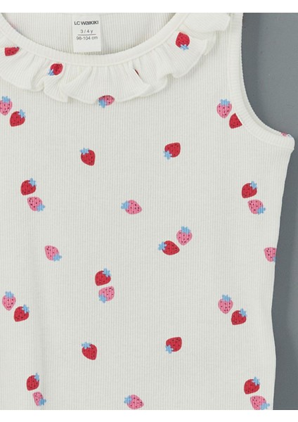 Lcw Kids Bisiklet Yaka Baskılı Kız Çocuk Atlet 2'li indirimleri