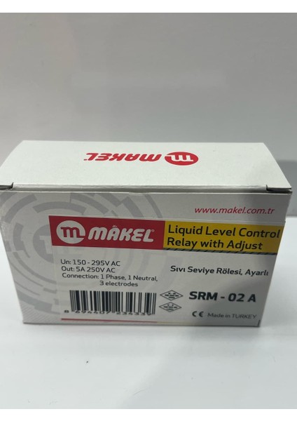 Sıvı Seviye Rolesi Ayarlı SRM-02A