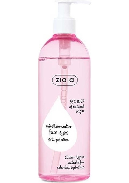 Zıaja Micellar Water Misel Makyaj Temizleme Suyu 390 ml