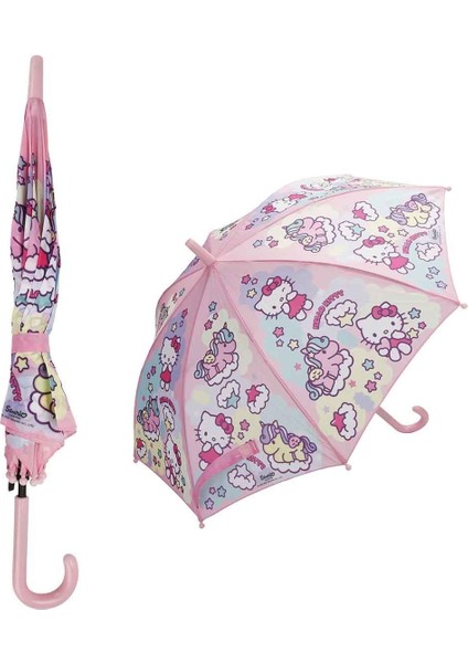 3203 Hello Kitty Çocuk Şemsiye 45 cm -Sunman