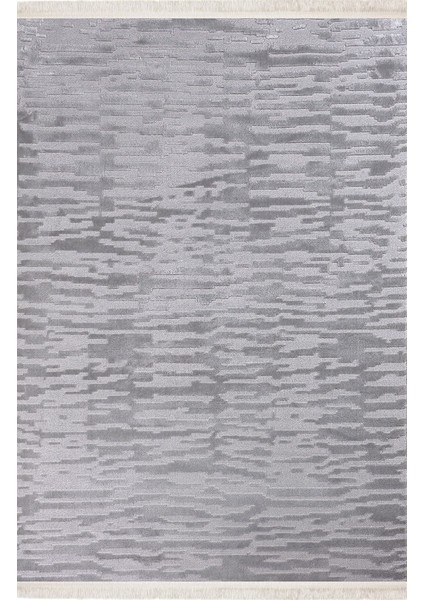 Mojee 2202 Gri Micro Fiber Polyester Yumuşak Silinebilir Keçeleşmez Leke Tutmaz Dekoratif Halı