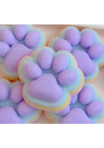 Kedi Patisi Sitres Oyuncağı Yumuşak 7,5 cm Fidget Squishy Tüylü Pati