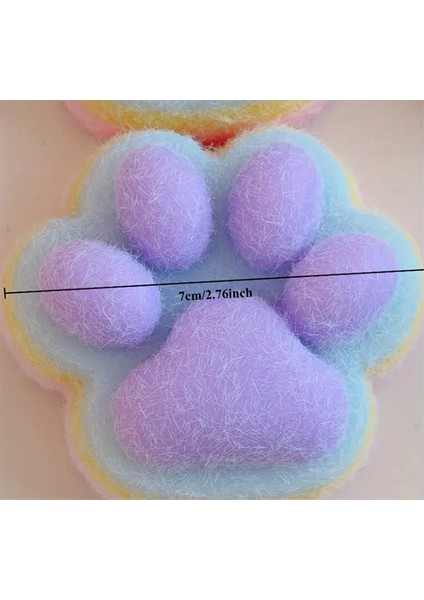 Kedi Patisi Sitres Oyuncağı Yumuşak 7,5 cm Fidget Squishy Tüylü Pati