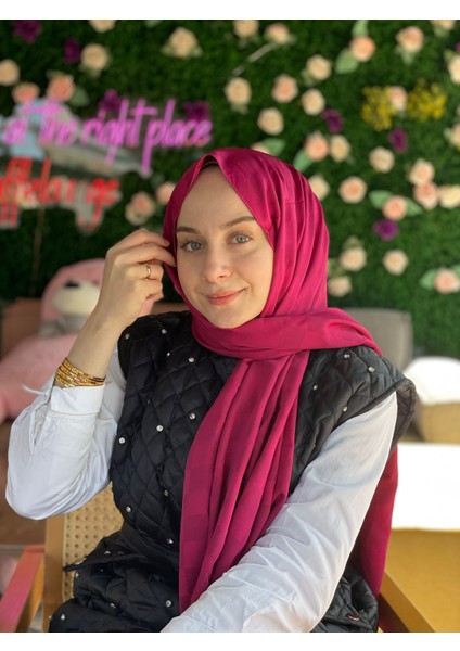 Menekşe Çağrı Ipek Jakar Dama Şal