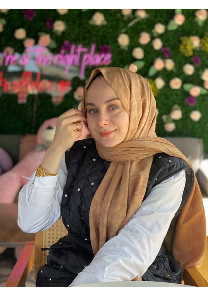 Cappucino Çağrı İpek Jakar Kazayağı Şal