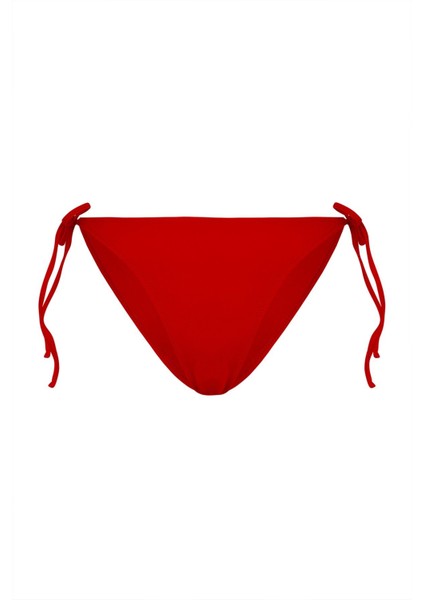 Beria Kadın Çapraz Bağlama Detaylı Üçgen Ipli Kırmızı Bikini Takımı modelleri