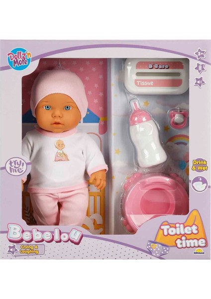 1030141 Sesli Bebelou Tuvalet Zamanı Bebek Seti 32 cm -Sunman fiyatları
