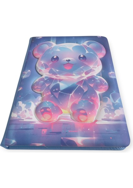 Puffy Cute Bear Not Defteri 13 x 18 cm 96 Yaprak Çizgili