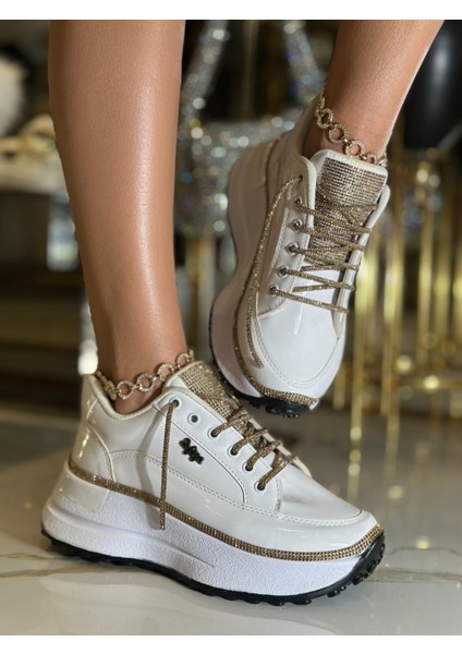 Sandip Extreme Yüksek Tabanlı Spor Ayakkabı Beyaz modelleri