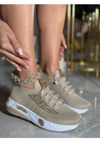 Tale Extreme Özel Tasarım Spor Ayakkabı Bej