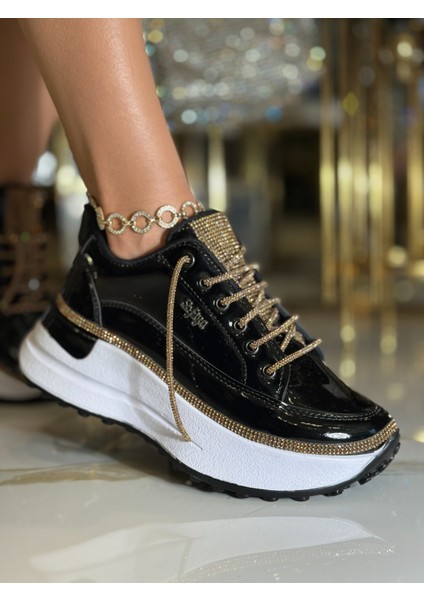 Sandip Extreme Yüksek Tabanlı Spor Ayakkabı Siyah indirimleri