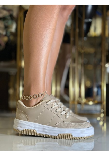 Afife Spor Ayakkabı Bej