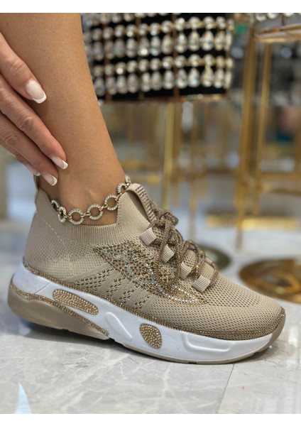 Tale Özel Tasarım Spor Ayakkabı Bej modelleri
