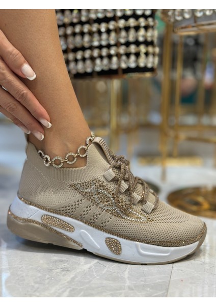 Tale Özel Tasarım Spor Ayakkabı Bej fırsatları