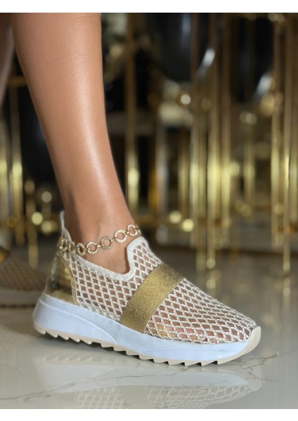 Sina Özel Tasarım Spor Ayakkabı Gold fiyatları