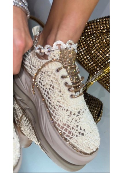 Mayor Özel Tasarım Spor Ayakkabı Bej