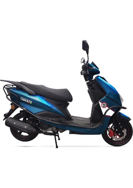 Quick 50CC Scooter Antrasit Mavi