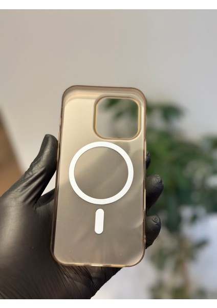 Apple iPhone 16 Pro Kılıf Magsafe Elite Premium Mat Sararmaz