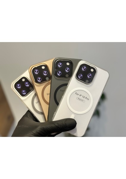 Apple iPhone 16 Pro Kılıf Magsafe Elite Premium Mat Sararmaz