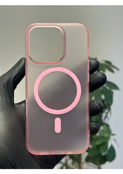 Apple iPhone 16 Pro Kılıf Magsafe Elite Premium Mat Sararmaz