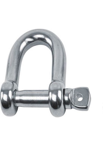 Zincir Kilidi 6 mm (1/4) Krom Paslanmaz Çelik 2 Adet