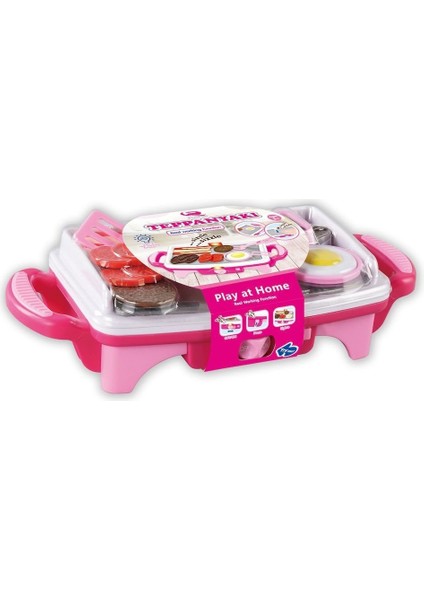 QF2908P-1 QF2908G-1 Işıklı Aksesuarlı Teppanyaki Izgara -Vardem Oyuncak