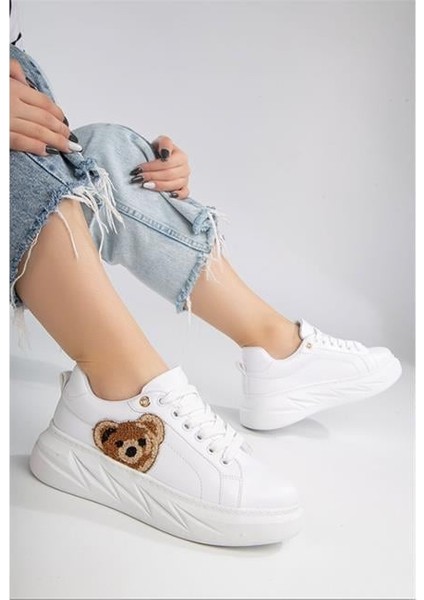 Bear Spor Ayakkabı Beyaz