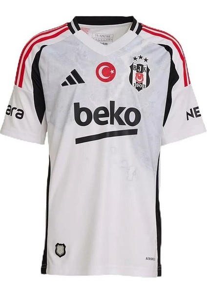 Beşiktaş. Kırmızı Şerit 24/25 Sezon Iç Saha Çocuk Forması 4 Parça