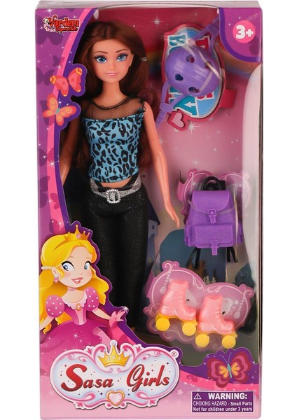 WG-115070 Aksesuarlı Patenci Bebek 29 cm - Vardem Oyuncak