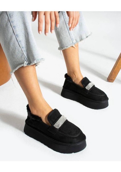 Lucina Süet Loafer Siyah