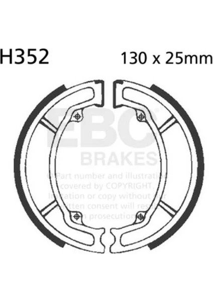 Ebc Fren Balatası Kampana H352 Honda Dıo Spacy CB125F SPACY110 FIZY125 Actıva CBF150 PCX125 Glamour1 fiyatları