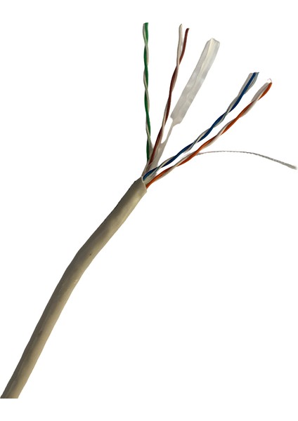 CAT6-4X2X23 Awg(0.55)Tam Bakır Kablo 1 Top 200 Metre