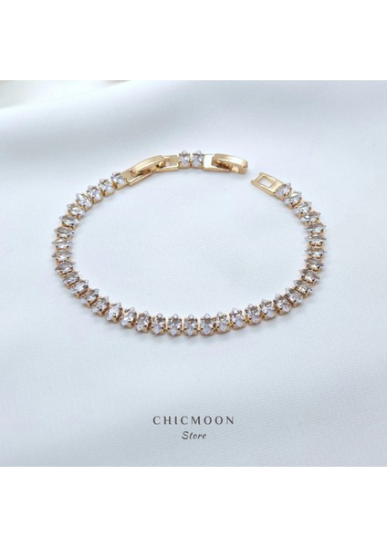 Çelik Altın Rengi Su Yolu Bileklik modelleri