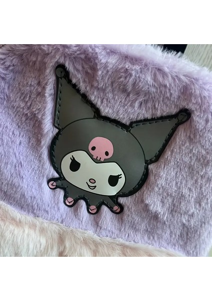 Kuromi Figürlü Pelüş Sırt Çantası Küçük Boy (27cm*21cm) fırsatları