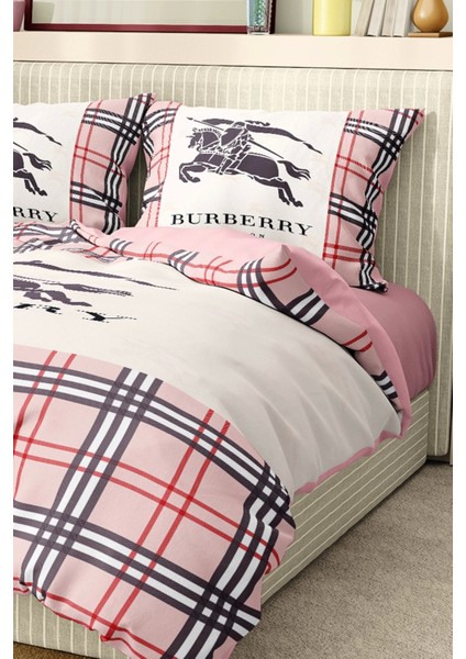Marka Nevresim Takımı Çift Kişilik Pamuklu Saten Kumaş 6 Parça 3D Dijital Baskı Duvet Cover Set Model No:11