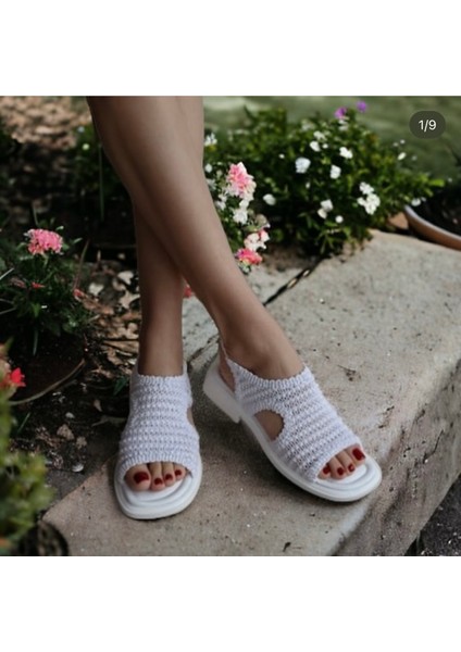 Nonni Sandalet Beyaz