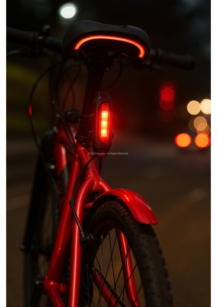 Usb Şarjlı Led Bisiklet Arka Lambası – 5 Modlu Kompakt Güvenlik Işığı fırsatları