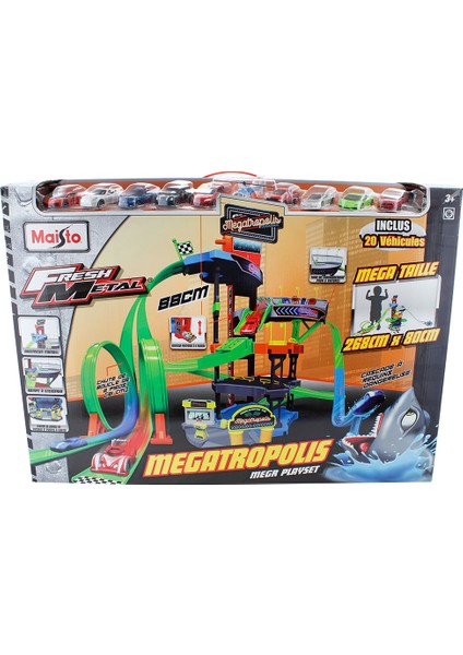Maisto Megatropolis 20 Araçlı Garaj Oyun Seti