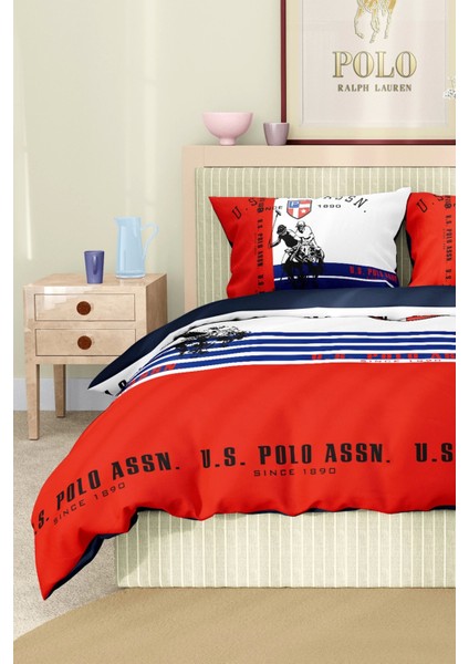 Marka Nevresim Takımı Çift Kişilik Pamuklu Saten Kumaş 6 Parça 3D Dijital Baskı Duvet Cover Set Model No:85