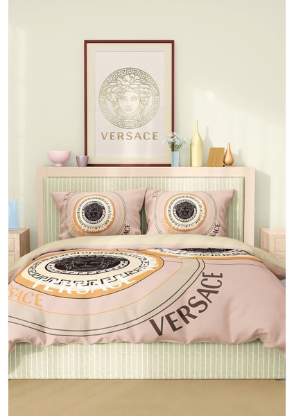 Marka Nevresim Takımı Çift Kişilik Pamuklu Saten Kumaş 6 Parça 3D Dijital Baskı Duvet Cover Set Model NO:102 fiyatları