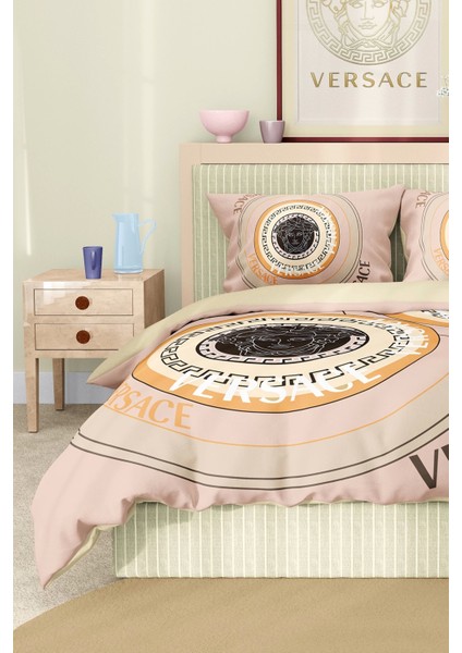 Marka Nevresim Takımı Çift Kişilik Pamuklu Saten Kumaş 6 Parça 3D Dijital Baskı Duvet Cover Set Model NO:102 indirimleri