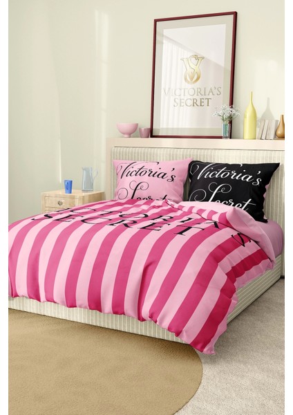Marka Nevresim Takımı Çift Kişilik Pamuklu Saten Kumaş 6 Parça 3D Dijital Baskı Duvet Cover Set Model NO:130