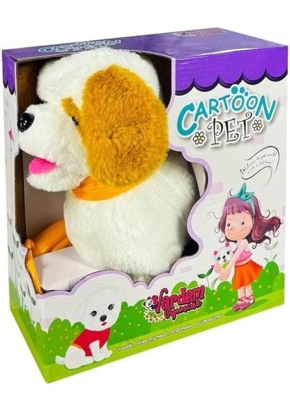 Peluş Tasmalı Yürüyen Köpek