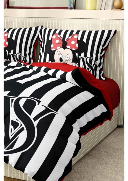 Marka Nevresim Takımı Çift Kişilik Pamuklu Saten Kumaş 6 Parça 3D Dijital Baskı Duvet Cover Set Model NO:121