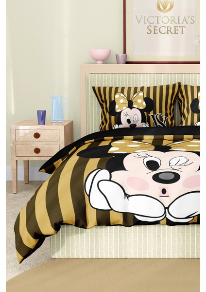 Marka Nevresim Takımı Çift Kişilik Pamuklu Saten Kumaş 6 Parça 3D Dijital Baskı Duvet Cover Set Model NO:122