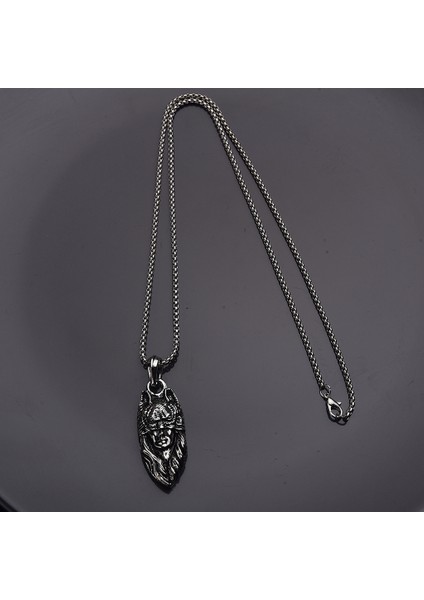 Kızıl Dereli Kurt Erkek Çelik Kolye Takı Aksesuar fiyatları