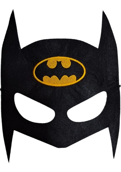 Baskılı Tişört Şort ve Batman Maskeli Kırmızı Renk Çocuk Takım