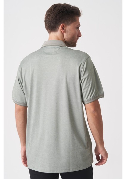 São Paulo 2448 Slim Fit Klasik Polo Yaka Pamuklu Likralı T-Shirt .çağla fırsatları