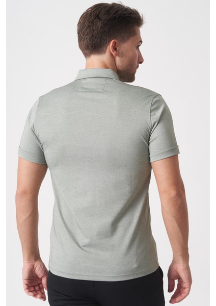 Fortaleza 3153 Slim Fit Pamuklu Polo Yaka T-Shirt Çağla fırsatları
