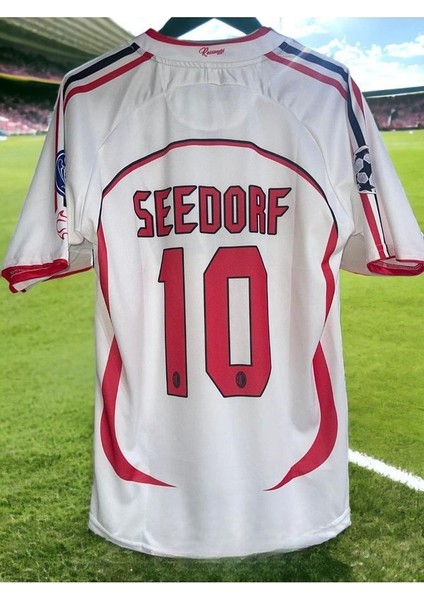 Retro Clarence Seedorf Beyaz Yetişkin Forması